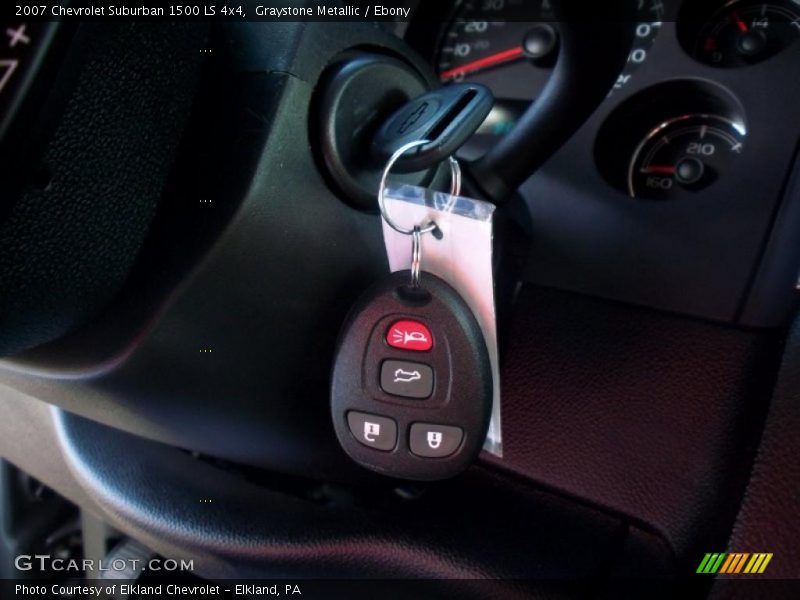 Graystone Metallic / Ebony 2007 Chevrolet Suburban 1500 LS 4x4