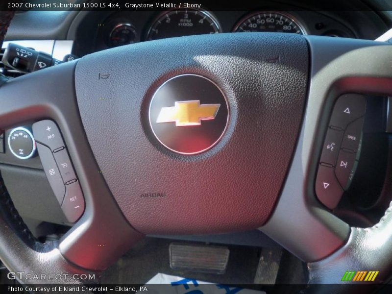 Graystone Metallic / Ebony 2007 Chevrolet Suburban 1500 LS 4x4