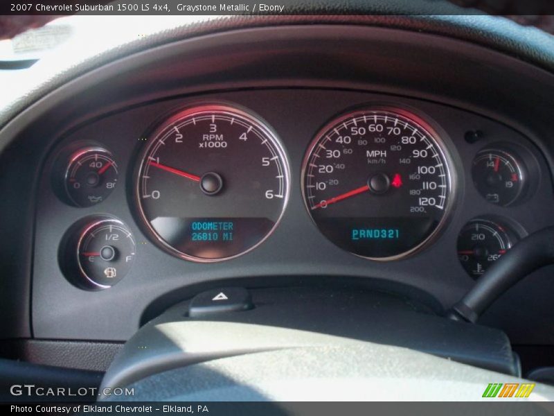 Graystone Metallic / Ebony 2007 Chevrolet Suburban 1500 LS 4x4