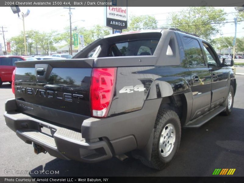 Black / Dark Charcoal 2004 Chevrolet Avalanche 1500 4x4
