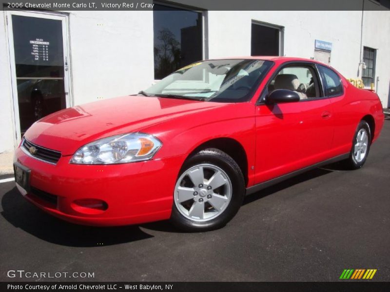 Victory Red / Gray 2006 Chevrolet Monte Carlo LT
