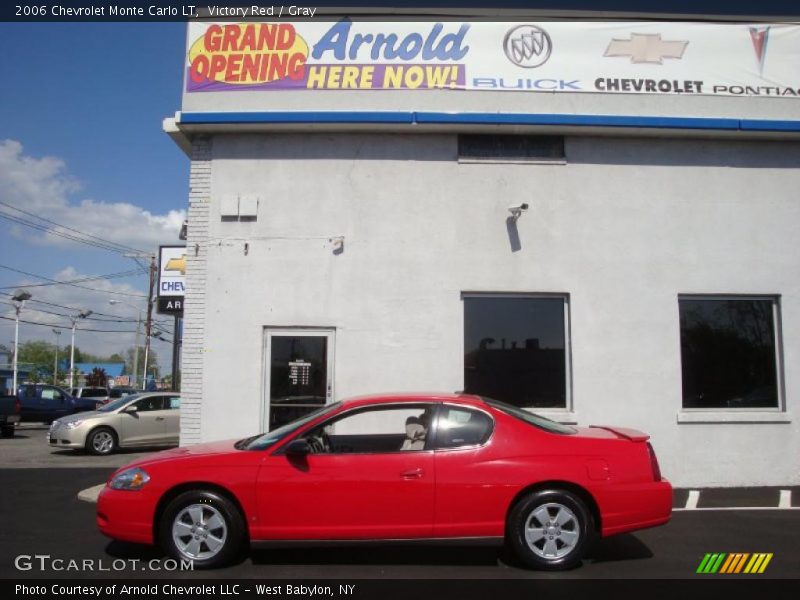 Victory Red / Gray 2006 Chevrolet Monte Carlo LT