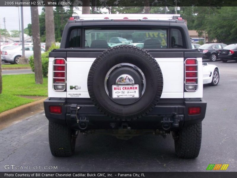 White / Ebony 2006 Hummer H2 SUT