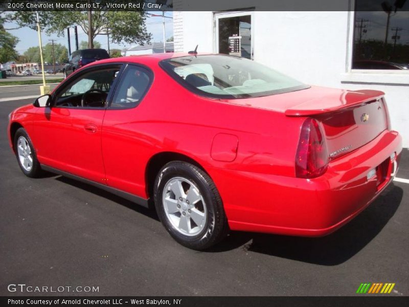 Victory Red / Gray 2006 Chevrolet Monte Carlo LT