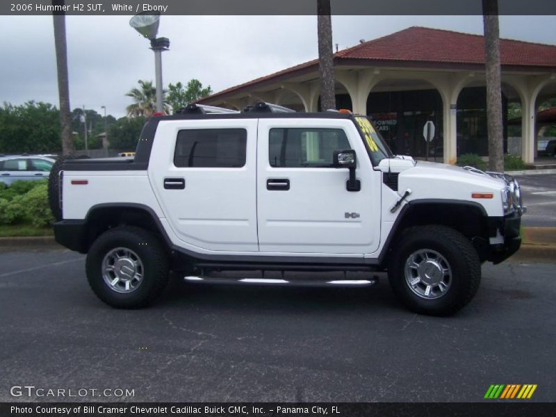 White / Ebony 2006 Hummer H2 SUT