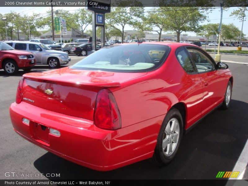 Victory Red / Gray 2006 Chevrolet Monte Carlo LT