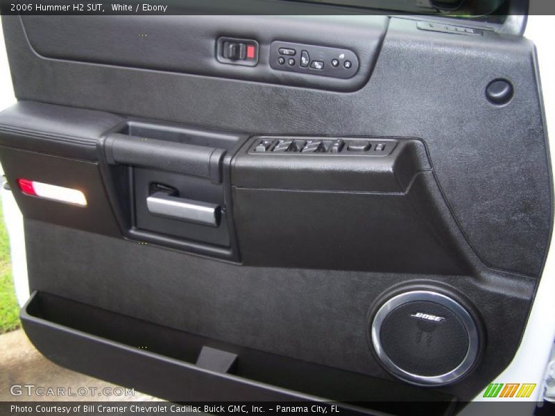 White / Ebony 2006 Hummer H2 SUT