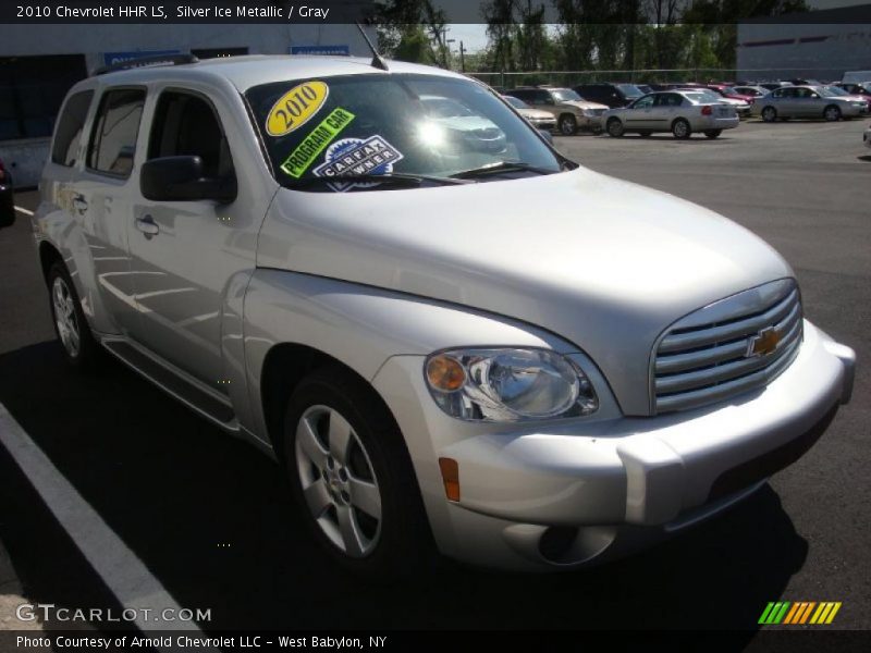 Silver Ice Metallic / Gray 2010 Chevrolet HHR LS