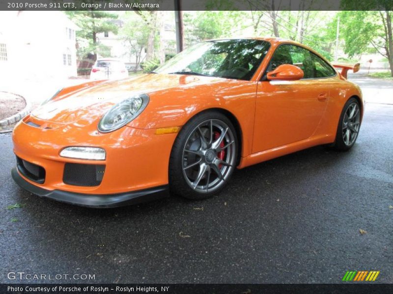 Orange / Black w/Alcantara 2010 Porsche 911 GT3
