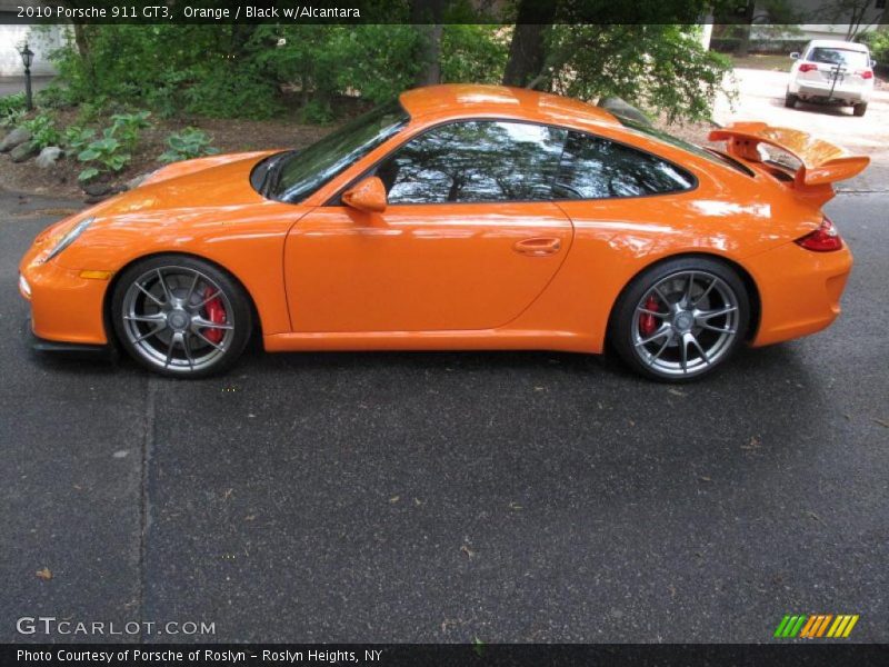 Orange / Black w/Alcantara 2010 Porsche 911 GT3