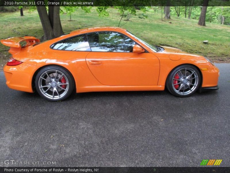 Orange / Black w/Alcantara 2010 Porsche 911 GT3