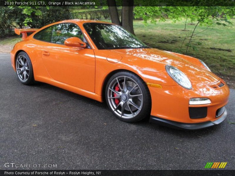 Orange / Black w/Alcantara 2010 Porsche 911 GT3
