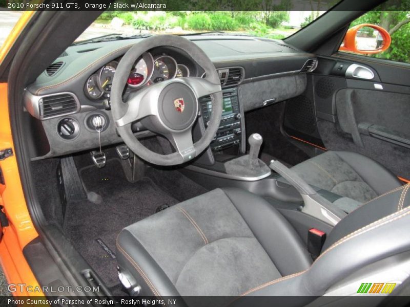 Orange / Black w/Alcantara 2010 Porsche 911 GT3