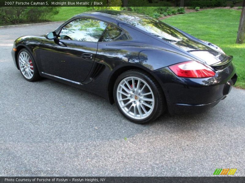 Midnight Blue Metallic / Black 2007 Porsche Cayman S