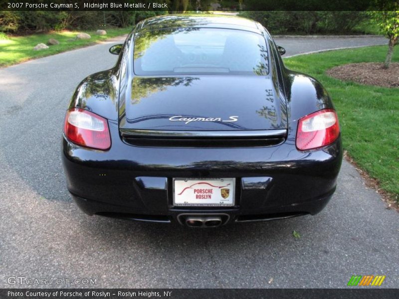 Midnight Blue Metallic / Black 2007 Porsche Cayman S
