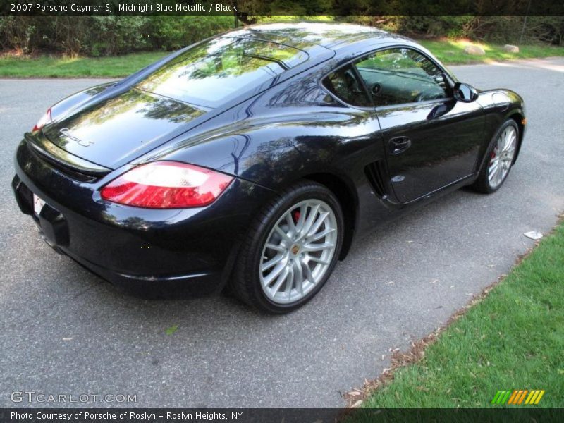 Midnight Blue Metallic / Black 2007 Porsche Cayman S