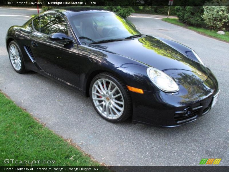 Midnight Blue Metallic / Black 2007 Porsche Cayman S