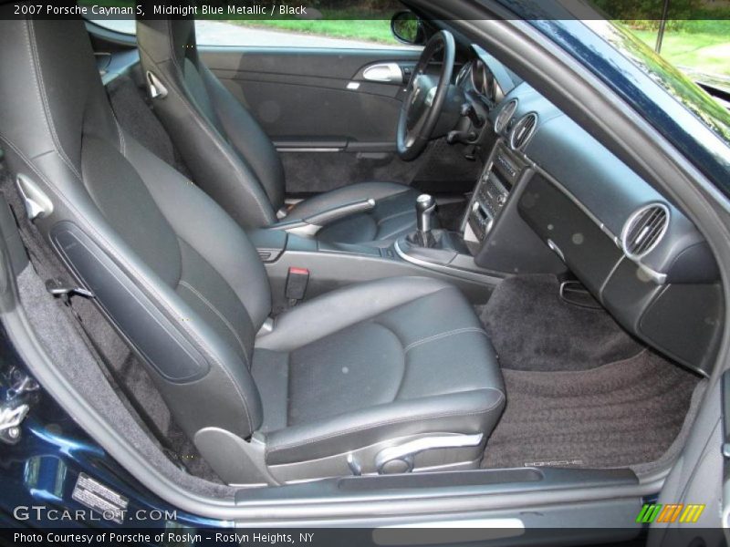 Midnight Blue Metallic / Black 2007 Porsche Cayman S