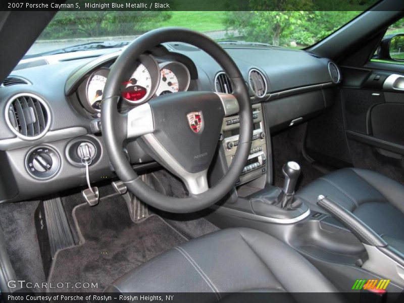 Midnight Blue Metallic / Black 2007 Porsche Cayman S