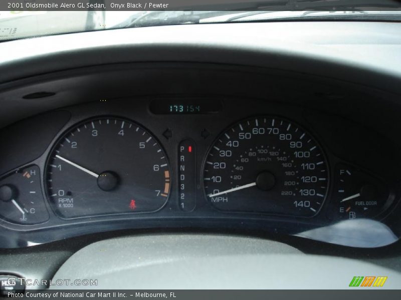 Onyx Black / Pewter 2001 Oldsmobile Alero GL Sedan