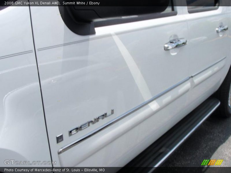 Summit White / Ebony 2008 GMC Yukon XL Denali AWD