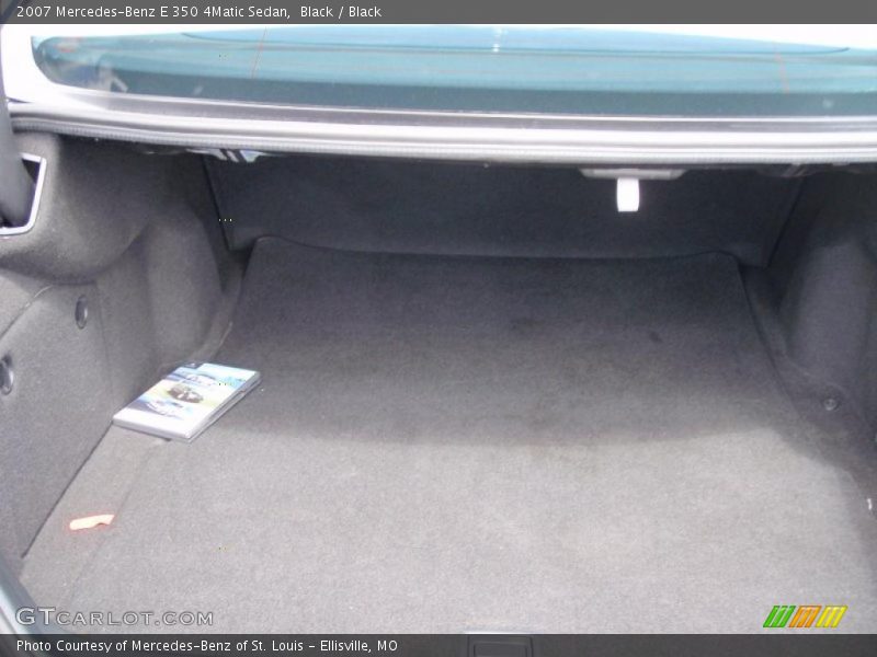Black / Black 2007 Mercedes-Benz E 350 4Matic Sedan