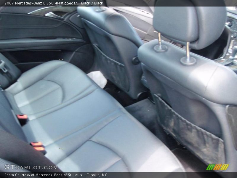 Black / Black 2007 Mercedes-Benz E 350 4Matic Sedan
