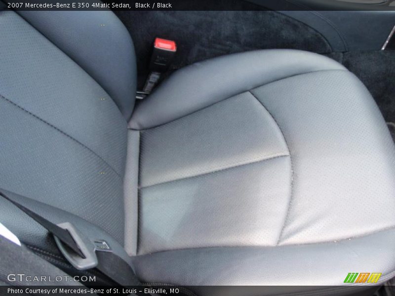 Black / Black 2007 Mercedes-Benz E 350 4Matic Sedan