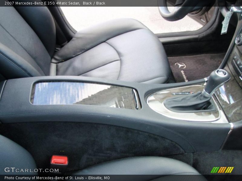 Black / Black 2007 Mercedes-Benz E 350 4Matic Sedan