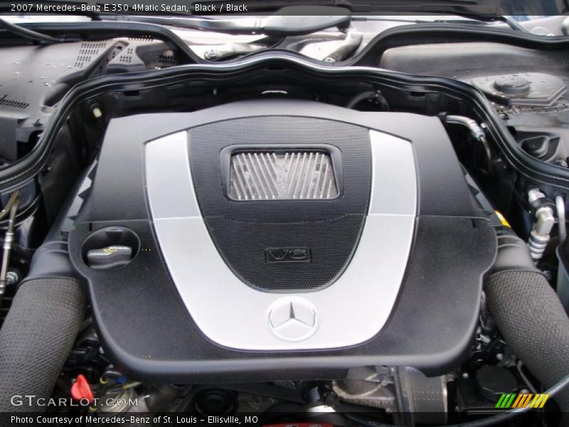 Black / Black 2007 Mercedes-Benz E 350 4Matic Sedan