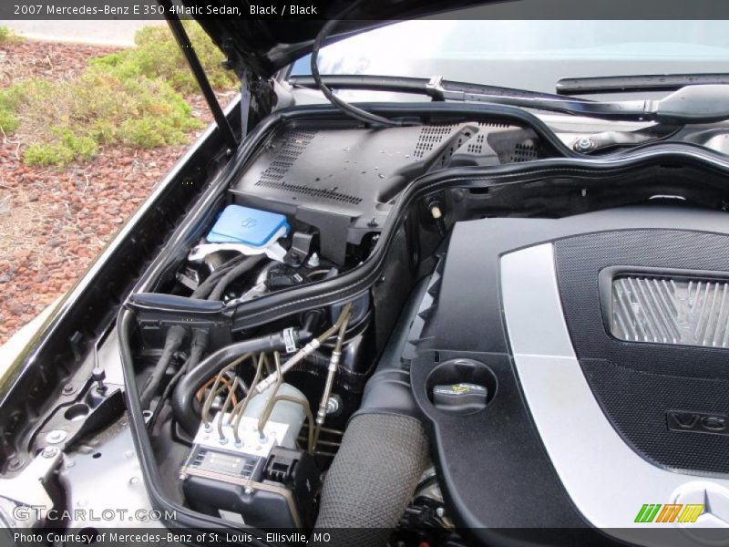 Black / Black 2007 Mercedes-Benz E 350 4Matic Sedan