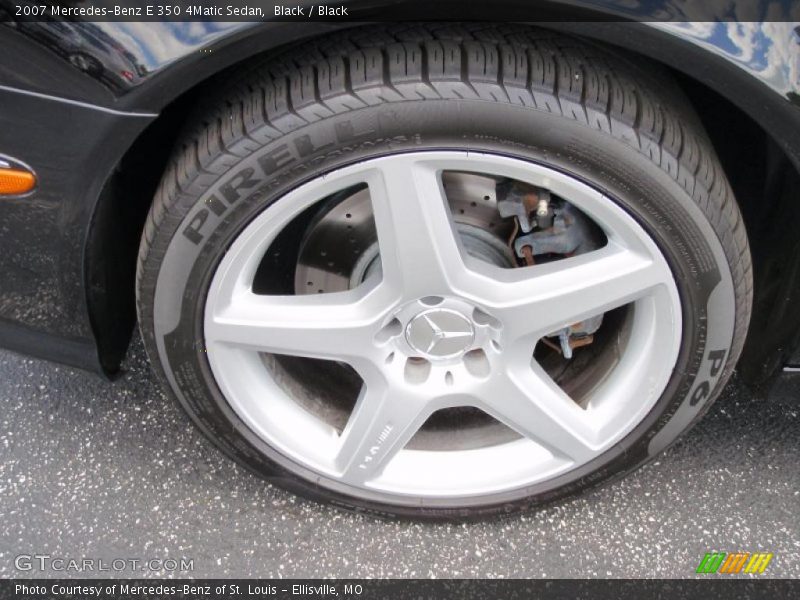 Black / Black 2007 Mercedes-Benz E 350 4Matic Sedan