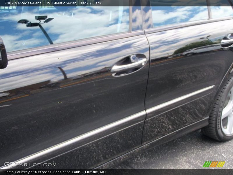 Black / Black 2007 Mercedes-Benz E 350 4Matic Sedan