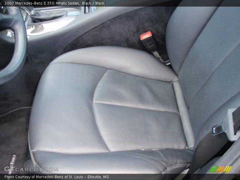 Black / Black 2007 Mercedes-Benz E 350 4Matic Sedan