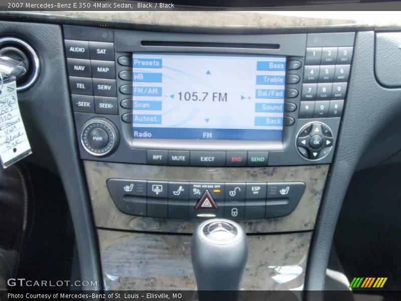 Black / Black 2007 Mercedes-Benz E 350 4Matic Sedan