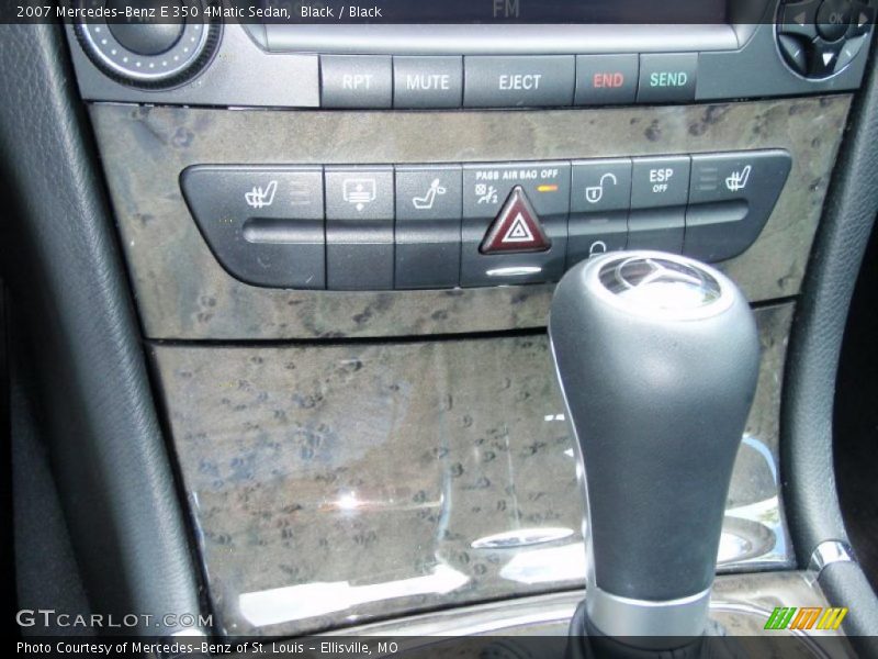 Black / Black 2007 Mercedes-Benz E 350 4Matic Sedan