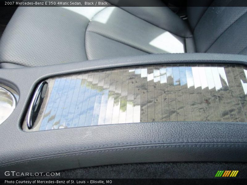 Black / Black 2007 Mercedes-Benz E 350 4Matic Sedan