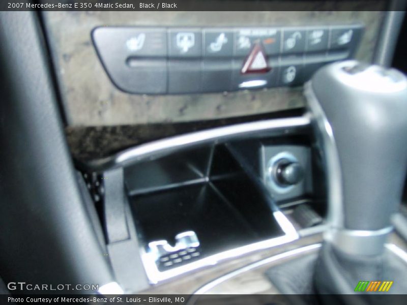Black / Black 2007 Mercedes-Benz E 350 4Matic Sedan
