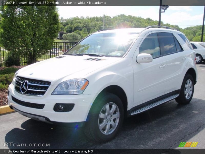Alabaster White / Macadamia 2007 Mercedes-Benz ML 350 4Matic