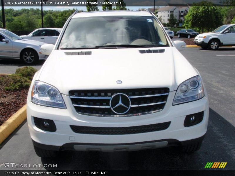Alabaster White / Macadamia 2007 Mercedes-Benz ML 350 4Matic