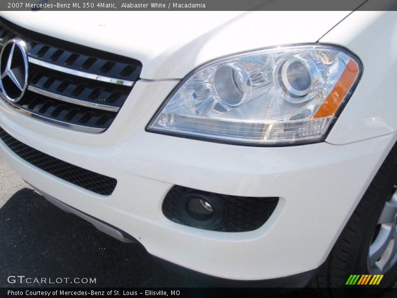 Alabaster White / Macadamia 2007 Mercedes-Benz ML 350 4Matic