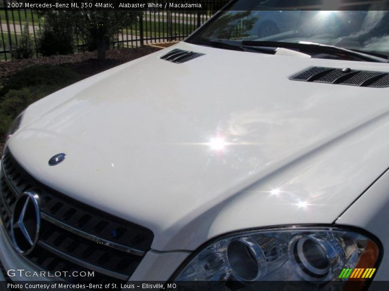 Alabaster White / Macadamia 2007 Mercedes-Benz ML 350 4Matic