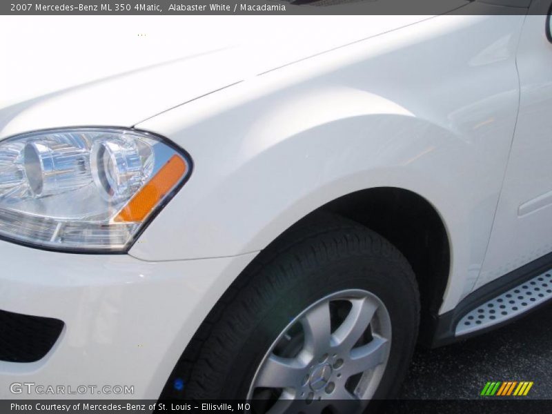 Alabaster White / Macadamia 2007 Mercedes-Benz ML 350 4Matic
