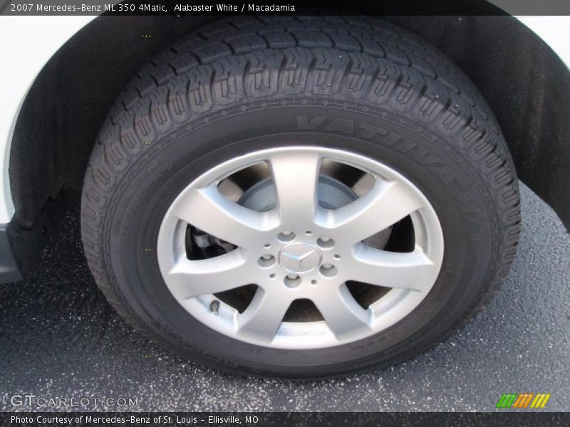 Alabaster White / Macadamia 2007 Mercedes-Benz ML 350 4Matic