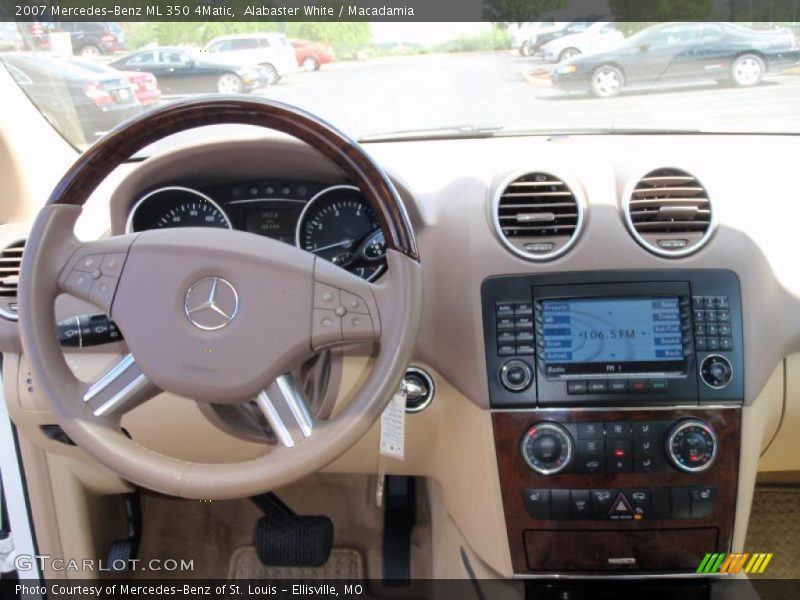 Alabaster White / Macadamia 2007 Mercedes-Benz ML 350 4Matic