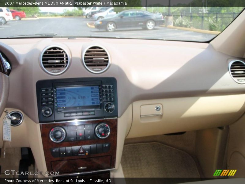 Alabaster White / Macadamia 2007 Mercedes-Benz ML 350 4Matic