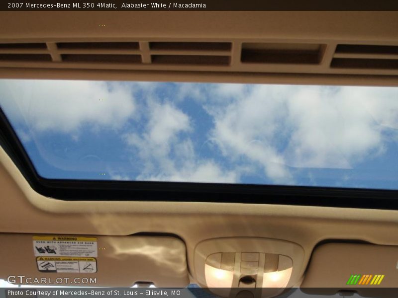 Alabaster White / Macadamia 2007 Mercedes-Benz ML 350 4Matic