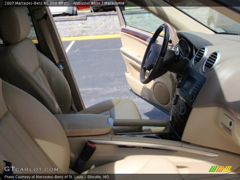 Alabaster White / Macadamia 2007 Mercedes-Benz ML 350 4Matic