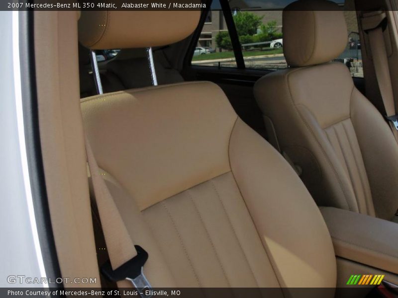 Alabaster White / Macadamia 2007 Mercedes-Benz ML 350 4Matic