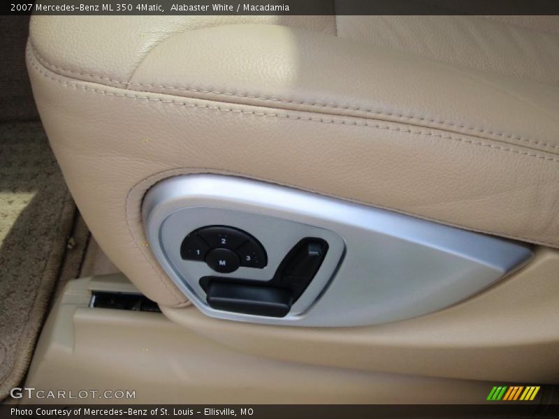 Alabaster White / Macadamia 2007 Mercedes-Benz ML 350 4Matic
